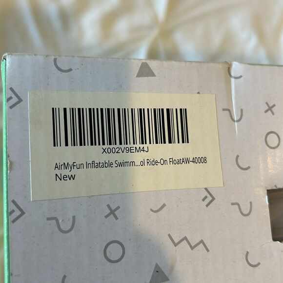 Air My Fun Giant Green Inflatable Crocodile Ride-on Float 7.2 Ft - Picture 2 of 6